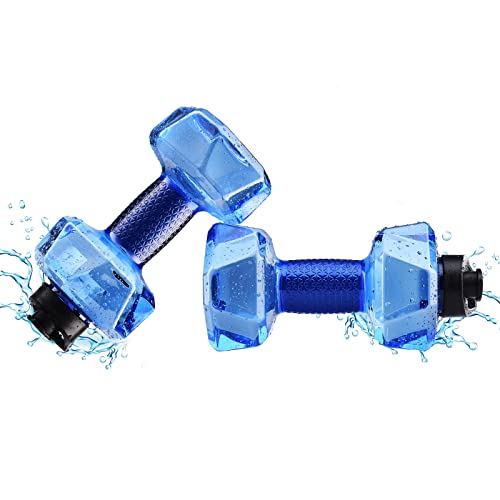 Lybunair Schwimm-Wasserhanteln, 2-teiliges Hantelset für Wassergymnastik, Muskelstärkung und Wassertherapie (Blau) von Lybunair