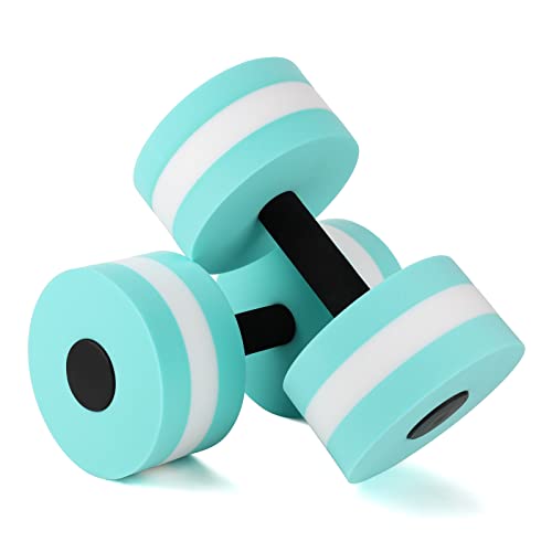 Lybunair Yoga-Hanteln aus EVA-Schaum mit hoher Dichte für Aqua-Fitness (Blau) von Lybunair