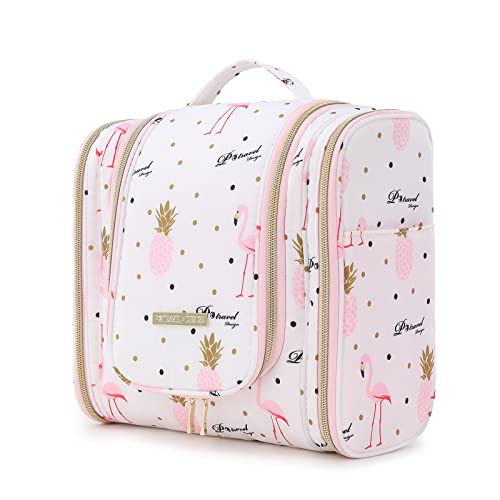 Lychii Kulturbeutel zum Aufhängen, Groß Wasserdicht Waschtasche, Reise Kosmetiktasche Waschbeutel, Makeup Tasche Toiletttasche für Frauen & Mädchen - Flamingo Lychii Kulturbeutel zum Aufhängen, Groß Wasserdicht Waschtasche, Reise Kosmetiktasche Waschbeutel, Makeup Tasche Toiletttasche für Frauen & Mädchen - Flamingo von Lychii