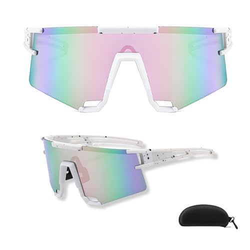 Lyivisk Schnelle Brille, Fahrradbrille für Herren Damen, Winddicht UV 400 Fahrrad Brille, Polarisierte Sportbrillen für Outdooraktivitäten Radfahren Klettern Lyivisk Schnelle Brille, Fahrradbrille für Herren Damen, Winddicht UV 400 Fahrrad Brille, Polarisierte Sportbrillen für Outdooraktivitäten Radfahren Klettern von Lyivisk