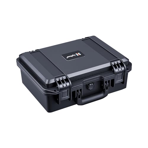 Lykus HC-3511 Wasserdicht Koffer mit anpassbar Rasterschaumstoff, Innengröße 34,9x24,7x13,5 cm, Geeignet für Elektronik und mehr Lykus HC-3511 Wasserdicht Koffer mit anpassbar Rasterschaumstoff, Innengröße 34,9x24,7x13,5 cm, Geeignet für Elektronik und mehr von Lykus