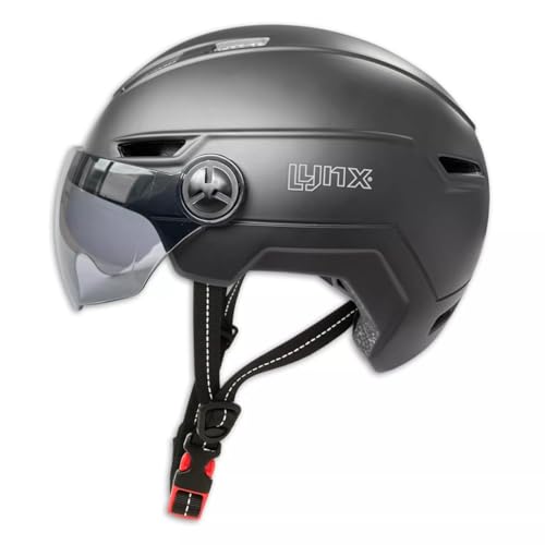 Lynx Mopedhelm NTA 8776 mit Visier Mattschwarz Größe L/XL | | Helmen | | Kunststoff | geeignet für Fahrrad, Mofa, Roller Lynx Mopedhelm NTA 8776 mit Visier Mattschwarz Größe L/XL | | Helmen | | Kunststoff | geeignet für Fahrrad, Mofa, Roller von Lynx
