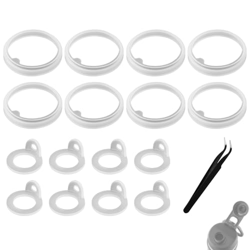 Lyreh 17st Dichtungsersatz für Takeya Actives, Silikon Dichtungsring für Wasserflaschen Auslaufsicher O-Ring für Ausgussdeckel Dichtungsersatz Kompatibel mit Takeya Actives 18/22/24/32/40oz Lyreh 17st Dichtungsersatz für Takeya Actives, Silikon Dichtungsring für Wasserflaschen Auslaufsicher O-Ring für Ausgussdeckel Dichtungsersatz Kompatibel mit Takeya Actives 18/22/24/32/40oz von Lyreh