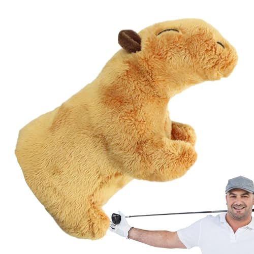 Animal Golf Club Covers - Funny Capybara Driver Headcover, Golf Club Covers Capybara, Capybara Golf Head Covers | Driver Headcover for Extra Club Protection, Golf Accessories for Men von Lyricalist