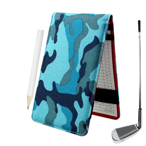 Lyricalist Golf Pocket Scorebook - Golf Score Card Books, Oxford Cloth Club Yardage Book, Golf Log Book with Pencil, Portable Golf Gadget for Men Women, Outdoor Sports, Golf Club, Golfers von Lyricalist