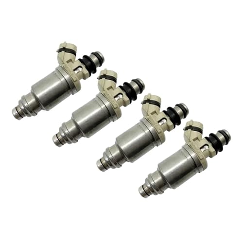 4PCS 195500-5670 Kraftstoff Injektor Düse, Kompatibel for Mitsubishi Pajero V20 3,0 L, Kompatibel for Montero 95-96 1955005670 MD308861 Auto Injektion von Lzxcvb