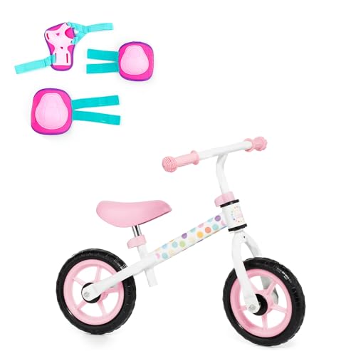 MOLTO | Fahrrad ohne Pedale Rosa + rosa Schutzvorrichtungen Minibike | Kinderfahrrad | Gleichgewichtsfahrrad oder Lernfahrrad | Lernspielzeug für Kinder von 2 bis 5 Jahren von M MOLTO