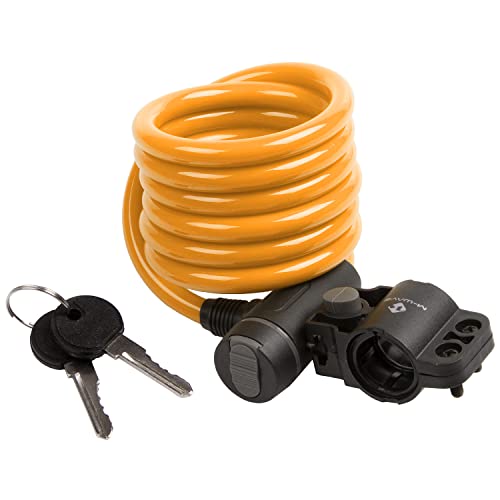 M-Wave Autom.-Spiralkabelschloß 1800 x 10 mm orange mit Clip-on-Halter für Sattelstütze mit Staubschutzkappe auf Karte M-Wave Autom.-Spiralkabelschloß 1800 x 10 mm orange mit Clip-on-Halter für Sattelstütze mit Staubschutzkappe auf Karte von M-Wave