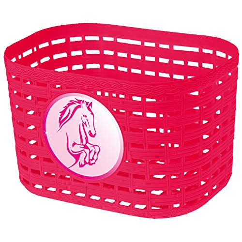 M-Wave Korb Kinder CB Kinderkorb Aus Plastik Für Den Lenker Gepäckträger … pink 20x14x13 cm von M-Wave