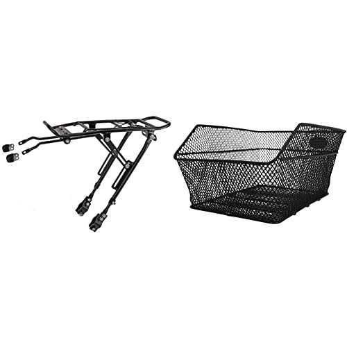 M-Wave 440174 Gepäckträger One-4-All, 20"-29", Aluminium, Schwarz & FISCHER Gepäckträgerkorb School, Fahrradkorb, engmaschig, diebstahlsicher, für E-Bikes geeignet, Tragkraft 25 kg, schwarz M-Wave 440174 Gepäckträger One-4-All, 20"-29", Aluminium, Schwarz & FISCHER Gepäckträgerkorb School, Fahrradkorb, engmaschig, diebstahlsicher, für E-Bikes geeignet, Tragkraft 25 kg, schwarz von M-Wave