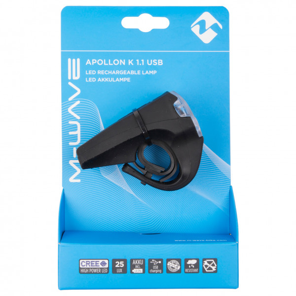 M-Wave - Apollon K 1.1 USB Frontlicht schwarz von M-Wave