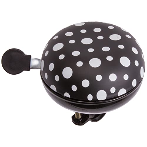 M-Wave Dots Fahrradglocke, Verschiedene Design, Stahl, Schwarz/Weiß, 80 mm M-Wave Dots Fahrradglocke, Verschiedene Design, Stahl, Schwarz/Weiß, 80 mm von M-Wave