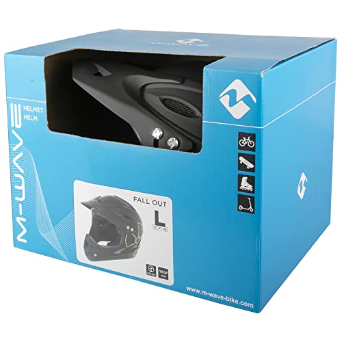 M-Wave Fall Out Fahrradhelm, Schwarz, L, 57-61 cm M-Wave Fall Out Fahrradhelm, Schwarz, L, 57-61 cm von M-Wave