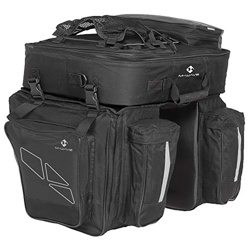 M-Wave Gepäcktasche 3-fach Traveller, schwarz/ grau, 62 l von M-Wave