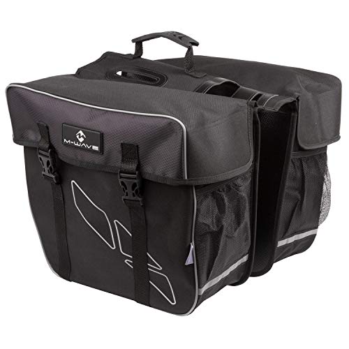 M-Wave Amsterdam Double Gepäckträgertasche, schwarz, 44 x 40 x 5 cm M-Wave Amsterdam Double Gepäckträgertasche, schwarz, 44 x 40 x 5 cm von M-Wave