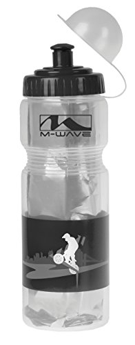 M-Wave PBO 400-ISO Isolier-/thermoflasche, 400 Ml, Aus Transparentem Kunststoff, schwarz von M-Wave