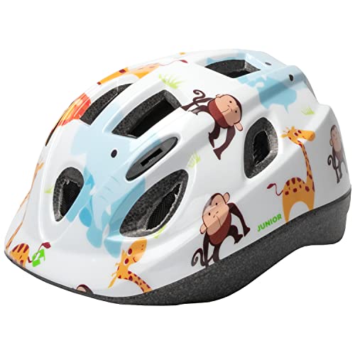 M-Wave Kinder Junior Fahrradhelm, Weiß, XS, 48-54 cm von M-Wave