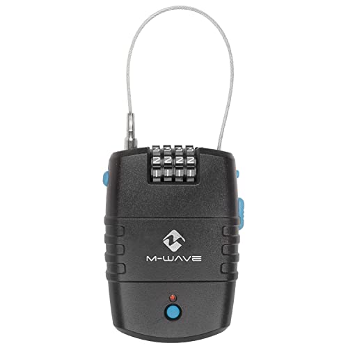M-Wave Lock'n'roll Alarm Alarmschloss, schwarz, Einheitsgröße M-Wave Lock'n'roll Alarm Alarmschloss, schwarz, Einheitsgröße von M-Wave