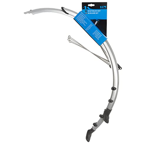 M-Wave Unisex – Erwachsene Ms28 Schutzblech-Set Silber 28" - Breite 45 Mm, Silber, 28 Breite 45 Mm EU M-Wave Unisex – Erwachsene Ms28 Schutzblech-Set Silber 28" - Breite 45 Mm, Silber, 28 Breite 45 Mm EU von M-Wave
