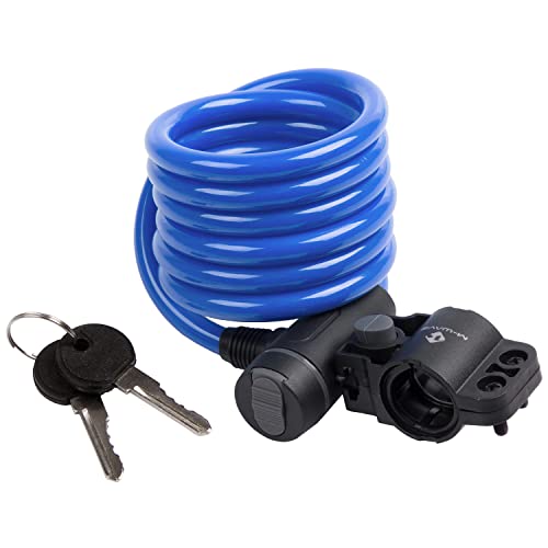 M-Wave Autom.-Spiralkabelschloß 1800 x 10 mm blau mit Clip-on-Halter für Sattelstütze mit Staubschutzkappe auf Karte M-Wave Autom.-Spiralkabelschloß 1800 x 10 mm blau mit Clip-on-Halter für Sattelstütze mit Staubschutzkappe auf Karte von M-Wave