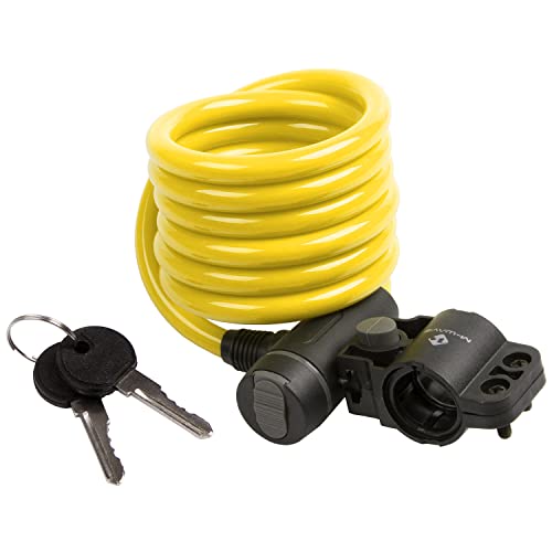 M-Wave Autom.-Spiralkabelschloß 1800 x 10 mm gelb mit Clip-on-Halter für Sattelstütze mit Staubschutzkappe auf Karte M-Wave Autom.-Spiralkabelschloß 1800 x 10 mm gelb mit Clip-on-Halter für Sattelstütze mit Staubschutzkappe auf Karte von M-Wave