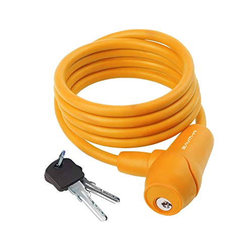 M-Wave S 8.15 S Spiralkabelschloss, Orange, One Size M-Wave S 8.15 S Spiralkabelschloss, Orange, One Size von M-Wave