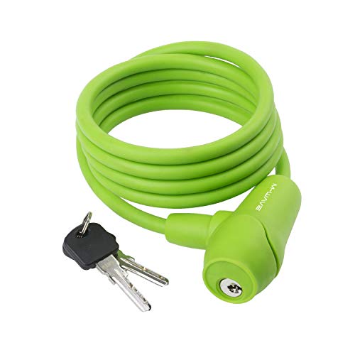 M-Wave S 8.15 S Spiralkabelschloss, grün, One Size M-Wave S 8.15 S Spiralkabelschloss, grün, One Size von M-Wave