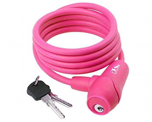 M-Wave Spiralkabelschloss, 231018, Pink M-Wave Spiralkabelschloss, 231018, Pink von M-Wave