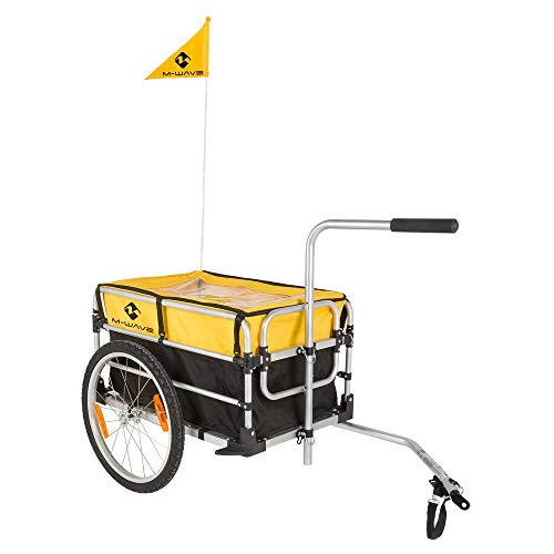 M-Wave Stalwart Carry Fold 1, Faltbarer Gepäckfahrradanhänger, Fahrradanhänger, Lastenanhänger, Transportanhänger, Gepäckanhänger, mit Tasche, Tragkraft 45 kg, Falt-Gepäck-Fahrradanhänger M-Wave Stalwart Carry Fold 1, Faltbarer Gepäckfahrradanhänger, Fahrradanhänger, Lastenanhänger, Transportanhänger, Gepäckanhänger, mit Tasche, Tragkraft 45 kg, Falt-Gepäck-Fahrradanhänger von M-Wave