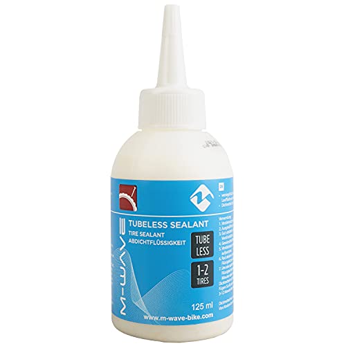 M-Wave Unisex-Adult Sealant Abdichtflüssigkeit für Tubeless-Reifen, Weiß, 125 ml von M-Wave