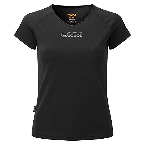 OMM Original Mountain Marathon Damen Bearing Kurzarm Shirt, Schwarz, XS von OMM Original Mountain Marathon