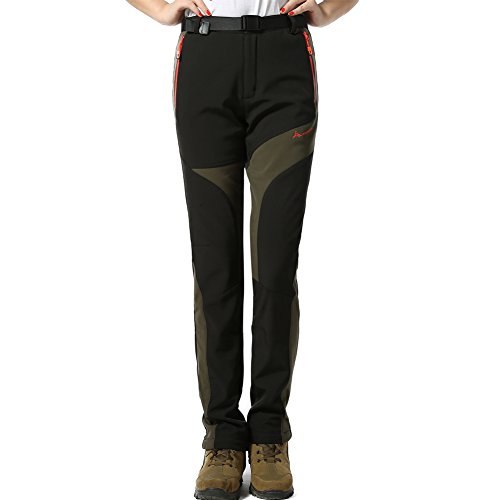 M.Baxter Damen Gefüttert Softshellhose Funktionshose Berghose Trekkinghose wasserdicht + atmungsaktiv + warm + elasstisch Wanderhose Damen Winterhose Outdoorhose Herbst Winter Schwarz M.Baxter Damen Gefüttert Softshellhose Funktionshose Berghose Trekkinghose wasserdicht + atmungsaktiv + warm + elasstisch Wanderhose Damen Winterhose Outdoorhose Herbst Winter Schwarz von GITVIENAR