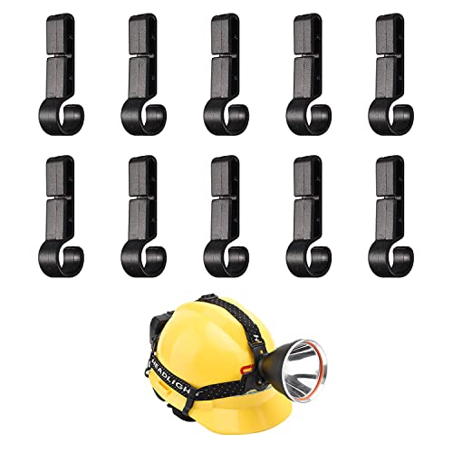 MABAHON Stirnlampen Clips 10 Stücke Scheinwerferhaken, Schutzhelm Kopflampe Clip, Stirnlampen Kopflampe Clips Schwarz Hardhat Lichtclip für Alle Arten von Scheinwerfern MABAHON Stirnlampen Clips 10 Stücke Scheinwerferhaken, Schutzhelm Kopflampe Clip, Stirnlampen Kopflampe Clips Schwarz Hardhat Lichtclip für Alle Arten von Scheinwerfern von MABAHON