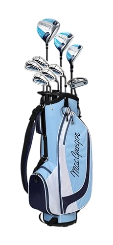 MACGREGOR Damen CG4000 Graphit, Cartbag, Rechts-/Linkshänder, Golf-Paket-Sets, blau, Einheitsgröße von MACGREGOR