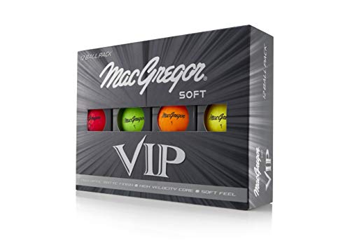 MacGregor Golf MACACC004M VIP High Visibility Soft Golfbälle, 12 Stück von MACGREGOR