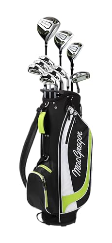 MACGREGOR Herren CG4000 Stahl/Graphit, Cart/Standtasche, Rechts-und Linkshänder, Golf-Paket-Sets, schwarz/grün, 1" Shorter MACGREGOR Herren CG4000 Stahl/Graphit, Cart/Standtasche, Rechts-und Linkshänder, Golf-Paket-Sets, schwarz/grün, 1" Shorter von MACGREGOR