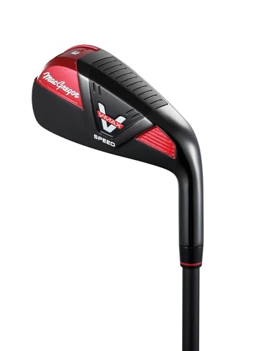 MACGREGOR Herren V-max Speed Golfschläger, Leicht, Regulär, Flexibel, Driving Iron Driver, rot, Einheitsgröße von MACGREGOR