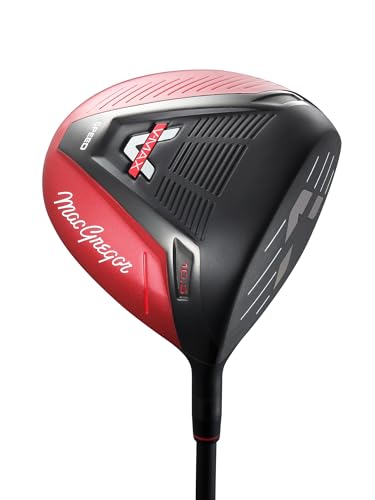 MACGREGOR Herren V-max Speed Lightweight Driver Golf Club, 10.5 Or 12 Degree, Mens Right Hand, rot, Einheitsgröße von MACGREGOR