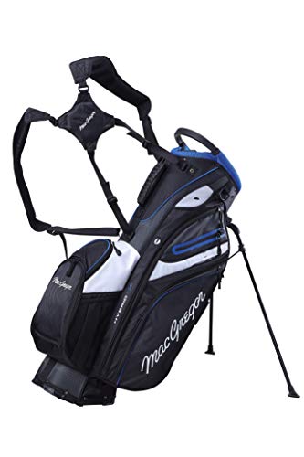 MacGregor Golf MACBAG146 Mactec HYBRID 14 Golf Club Stand Carry Trolley Bag, Schwarz von MACGREGOR