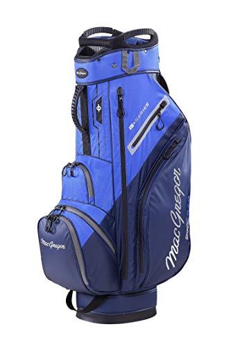 MacGregor Golf MACTEC 15 Serie Water Resistant Golf Club Cart Bag, 10", Navy/Royal von MACGREGOR