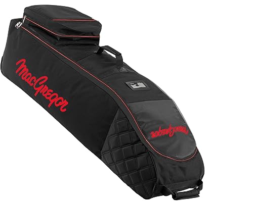 MacGregor VIP Deluxe - Golf Travelcover mit Rädern, schwarz / rot von MACGREGOR