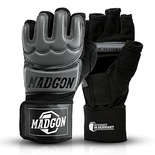 MADGON MMA Handschuhe Profi - professionelle Qualität - hochwertige Konstruktion - Boxen, Training, Sandsack, Boxsack, Freefight, Grappling, Kampfsport - Boxhandschuhe von MADGON