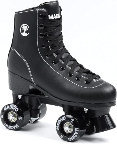 MADIVO Classic Damen Klassische Retro Rollschuhe | ABEC-7 Kugellager | Mädchen Roller Skates Inliner Inlineskates | Schwarz | Gr. 35, 36, 37, 38, 39, 40, 45 MADIVO Classic Damen Klassische Retro Rollschuhe | ABEC-7 Kugellager | Mädchen Roller Skates Inliner Inlineskates | Schwarz | Gr. 35, 36, 37, 38, 39, 40, 45 von MADIVO