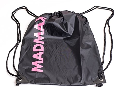 MADMAX Waterproof Gymsack Sporttasche (Universal, Black/Pink) von MADMAX