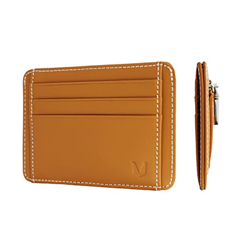 MAGATI Mini Wallet LEZA - Kreditkartenetui mit Münzfach, Geldscheinfach - Geldbörse, Geldbeutel aus Echtleder mit RFID-Schutz - bis zu 8 Karten - Braun MAGATI Mini Wallet LEZA - Kreditkartenetui mit Münzfach, Geldscheinfach - Geldbörse, Geldbeutel aus Echtleder mit RFID-Schutz - bis zu 8 Karten - Braun von MAGATI