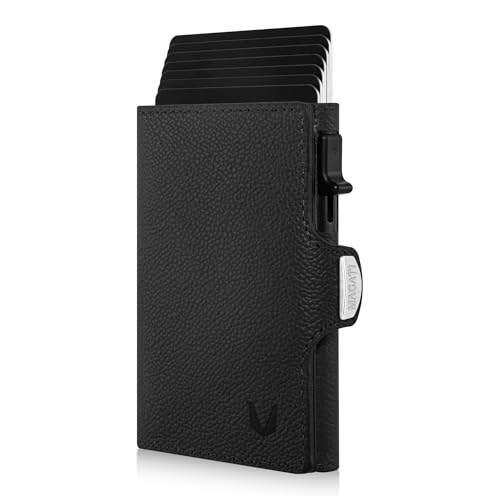 MAGATI Slim Wallet Zani aus Leder mit Fundservice, Kartenetui - Geldbörse mit Münzfach & RFID Blocker, Portmonee mit Kartenhalter & Geldscheinfach, Schwarz MAGATI Slim Wallet Zani aus Leder mit Fundservice, Kartenetui - Geldbörse mit Münzfach & RFID Blocker, Portmonee mit Kartenhalter & Geldscheinfach, Schwarz von MAGATI