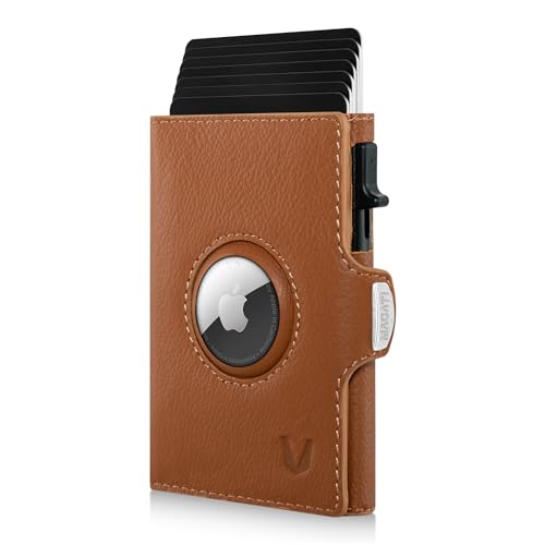 MAGATI Slim Wallet Zani mit AirTag Hülle aus Leder, inkl. Fundservice, Kartenetui mit Münzfach & RFID Blocker, Geldbörse für AirTag, Portmonee mit Kartenhalter & Geldscheinfach, Cognac MAGATI Slim Wallet Zani mit AirTag Hülle aus Leder, inkl. Fundservice, Kartenetui mit Münzfach & RFID Blocker, Geldbörse für AirTag, Portmonee mit Kartenhalter & Geldscheinfach, Cognac von MAGATI