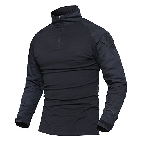 MAGCOMSEN Herren Military Langarm Shirts Combat T-Shirt Slim Fit Taktisches Oberteil Herren Outdoor Quick Dry Hemd Atmungsaktiv Paintball Funktionsshirt Schwarz XL MAGCOMSEN Herren Military Langarm Shirts Combat T-Shirt Slim Fit Taktisches Oberteil Herren Outdoor Quick Dry Hemd Atmungsaktiv Paintball Funktionsshirt Schwarz XL von MAGCOMSEN