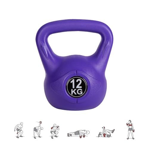 MAGIC SELECT 8 kg Kettlebell-Gewicht mit Ergonomischem Griff, Kettlebell-Hantel für Muskeltraining zu Hause und im Fitnessstudio. von MAGIC SELECT