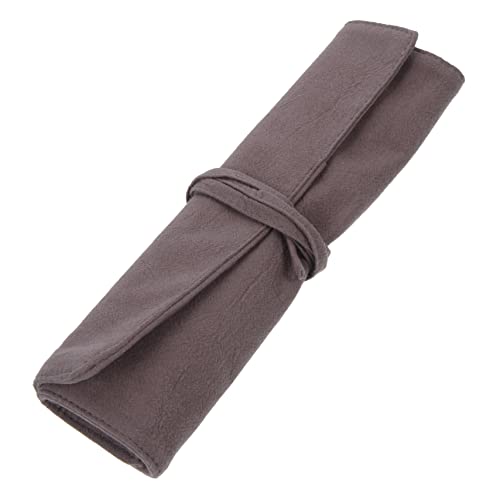 MAGICLULU Besteck Aufbewahrungstasche Besteck Wickeltasche Stifthalter Löffel Essstäbchen Rollenetui Besteck Rolltasche Bleistift Rollkoffer Kochutensilien Kosmetik Reisen Flachs von MAGICLULU